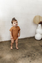 Load image into Gallery viewer, CHESTNUT SHORT SLEEVE BODYSUIT