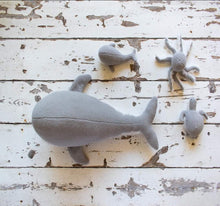 Load image into Gallery viewer, WANDA WHALE RATTLE - GREY