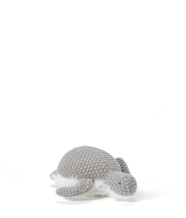 TOBY TURTLE RATTLE - GREY
